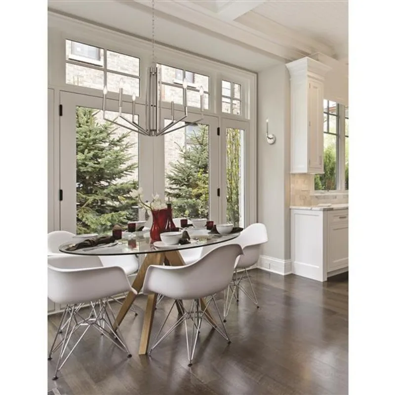 Acclaim Lighting Harper 24-in Nickel 6-Light Chandelier