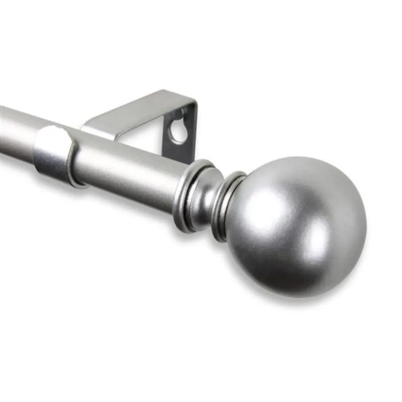 Rod Desyne Luna Curtain Rod - 84-120-in - 5/8-in - Nickel