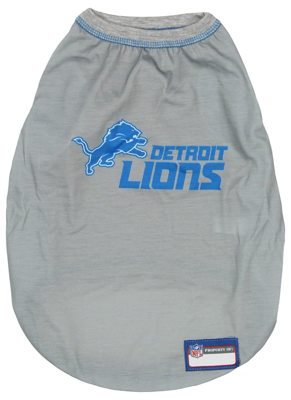 Zubaz X Pets First NFL Detroit Lions Team Pet T-Shirt For Dogs Large