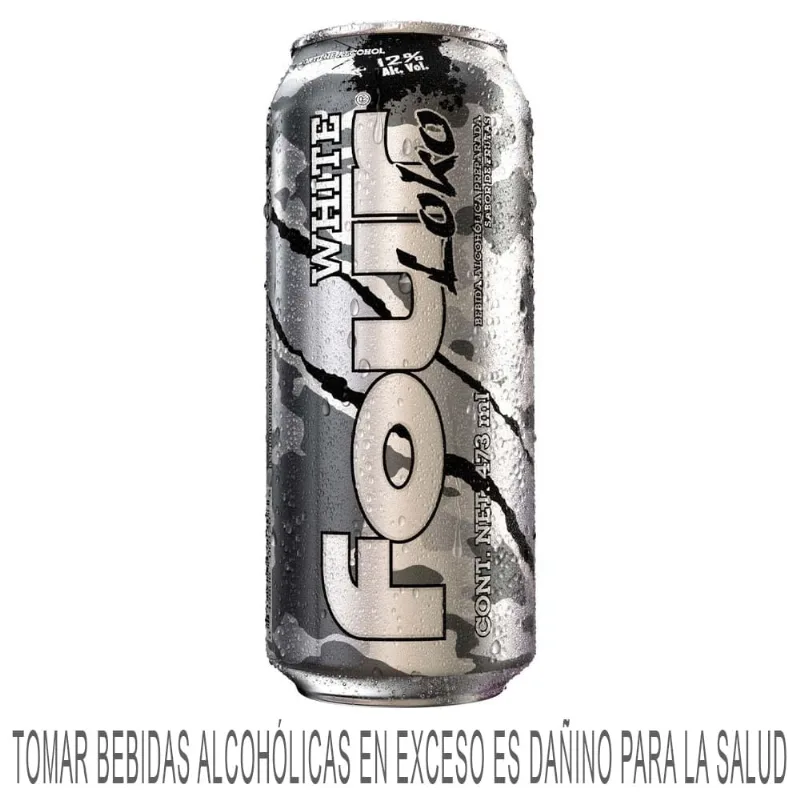 Ready To Drink (RTD) FOUR LOKO White Lata 473ml
