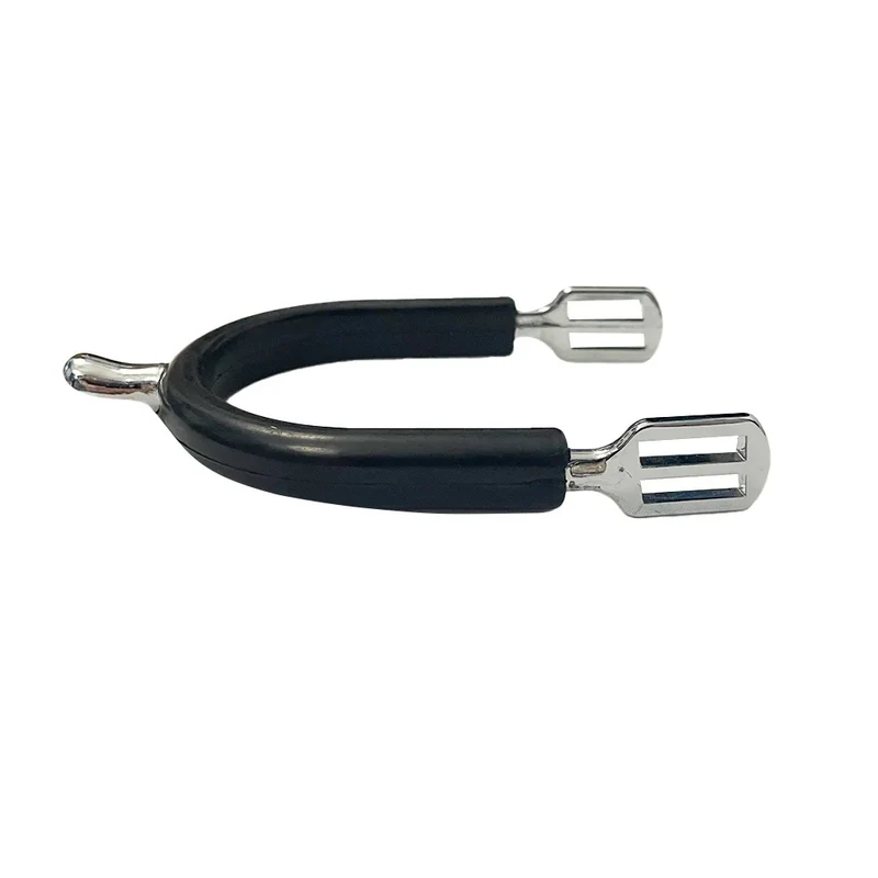 TuffRider Ladies Rubber Covered Spurs Silver / 20mm