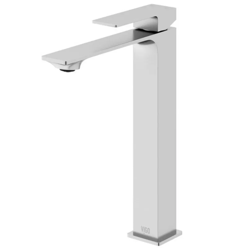 VIGO Dunn 11-in H Single Handle One-Hole Bathroom Vessel Faucet - Brushed Nickel