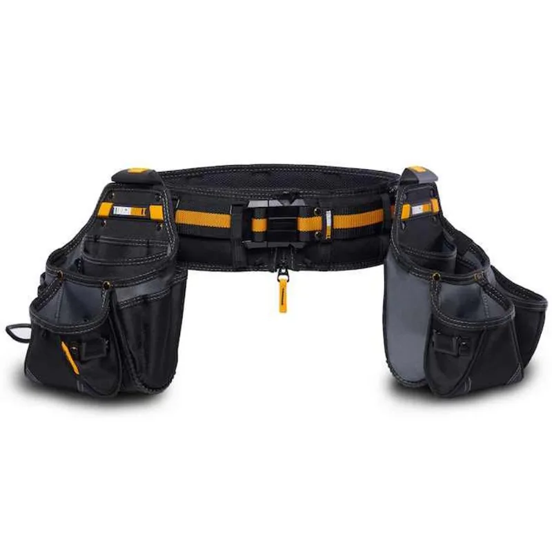ToughBuilt ClipTech Tool Belt Set with 27 Pockets and Loops - 3-Piece