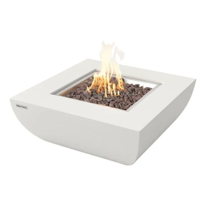 Modeno Florence Fire Table for Natural Gas - Off White