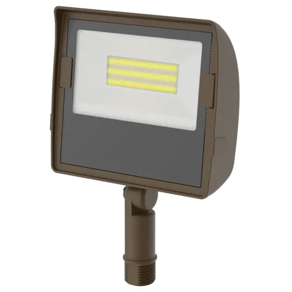 Commercial LED CLF4-15P5KNBR Flood Fixture 15W 5000K Knuckle Bronze Premium
