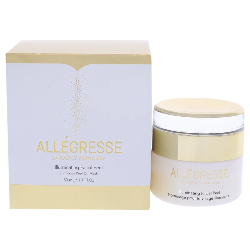 Allegresse 24K Illuminating Facial Peel by Allegresse 24K for Unisex - 1.7 oz Facial Peel 1.7 oz