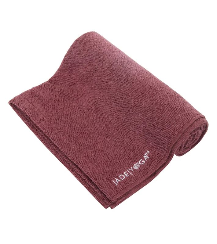 Jade Yoga Microfiber Mat Towel 72" Raspberry