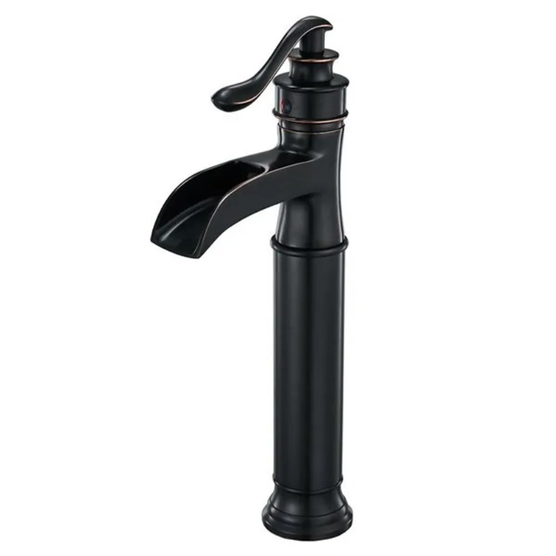 BWE Single Hole Single-Handle Vessel Bathroom Faucet in Oil Rubbed Bronze
