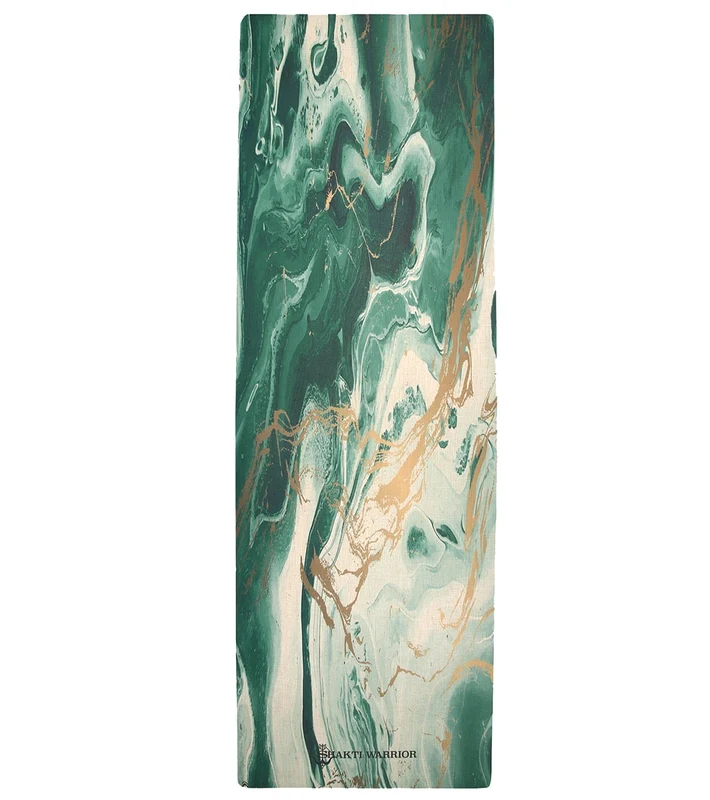 Shakti Warrior Anahata Hemp Yoga Mat 72" 3mm Green