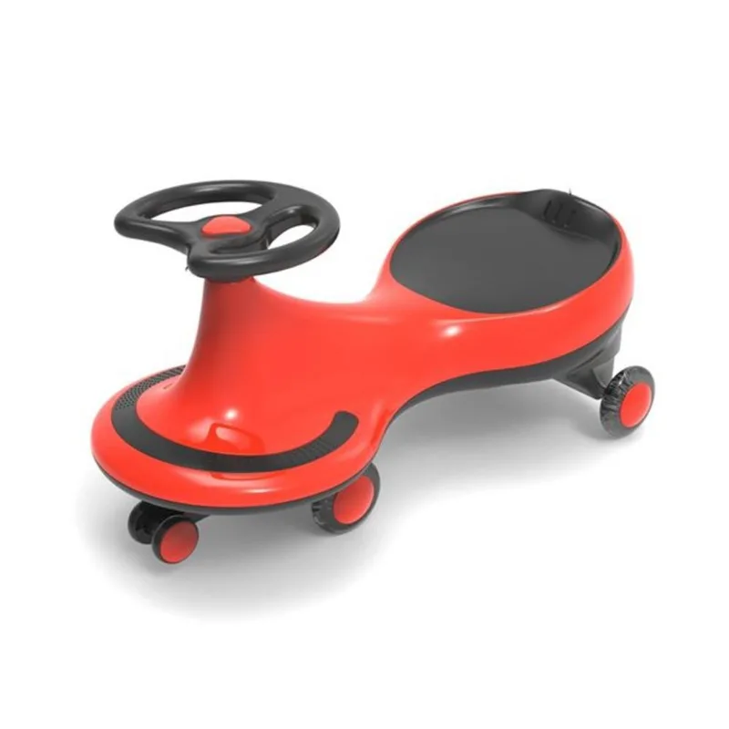 Freddo Swing Car w/ Flashing Lights - Red
