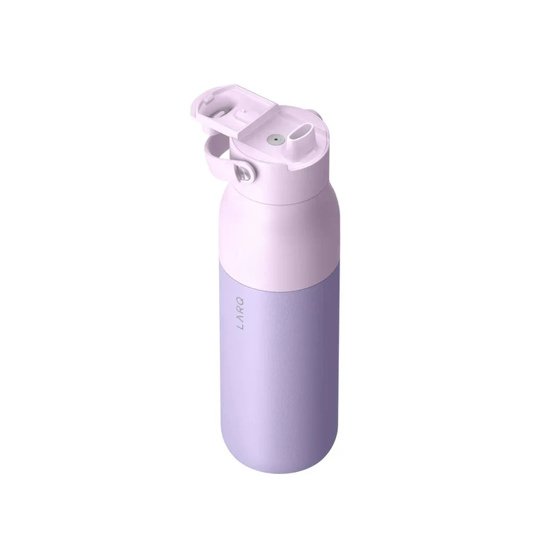 Insulated Stainless Steel Water Bottle - Purple Open Box