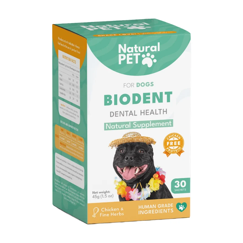 BIODENT 30 SACHETS, NPET POLLO Y FINAS HIERBAS
