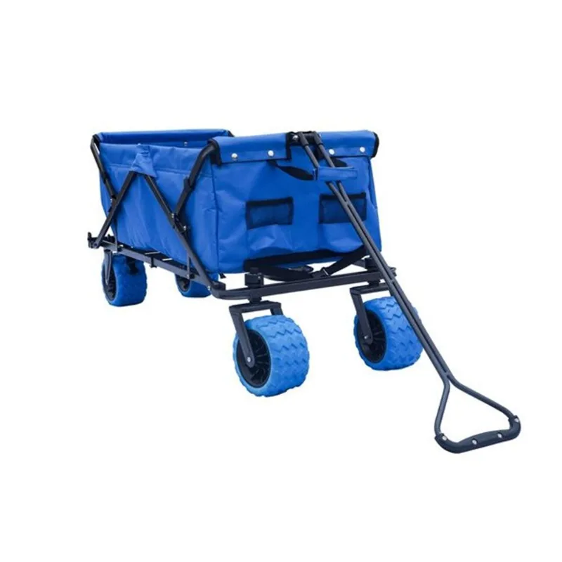 Impact Canopies Canada 20-in H All Terrain Foldable Blue Bin Utility Cart