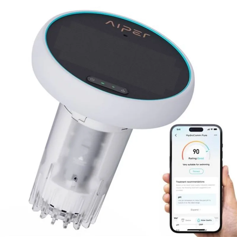 Aiper HydroComm Pure Smart Pool Monitor and Communication Device for Robotic Pool Cleaner