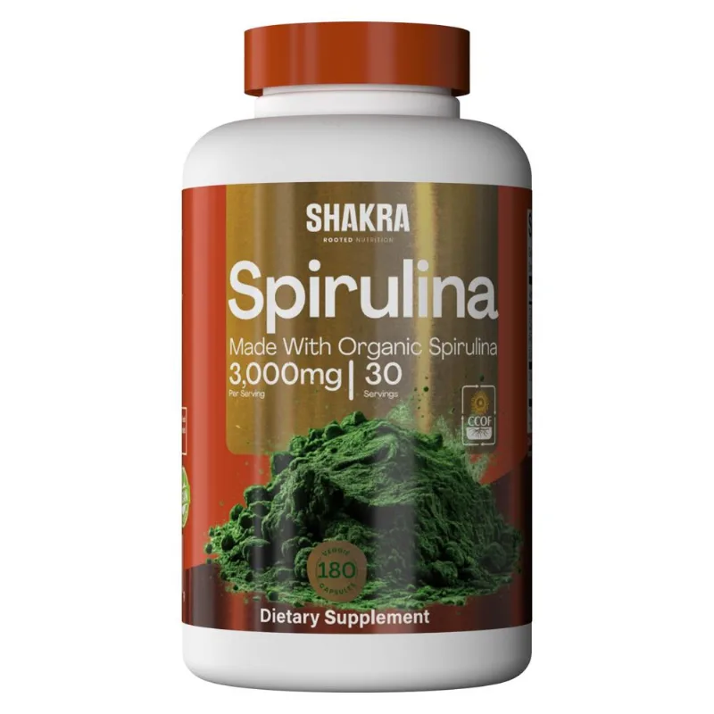 Shakra Spirulina 180 Capsules