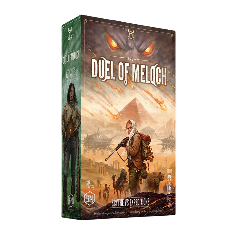Stonemaier Games Duel of Meloch - Scythe vs Expeditions Hobbyco