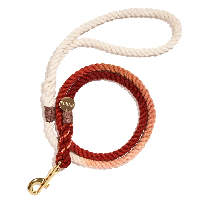 Standard Bolt Snap Rope Dog Leash Arizona Ombre Medium