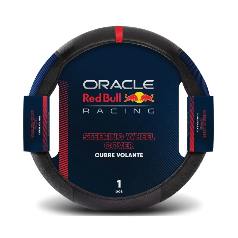 Cubre volante Red Bull color negro 38 cm