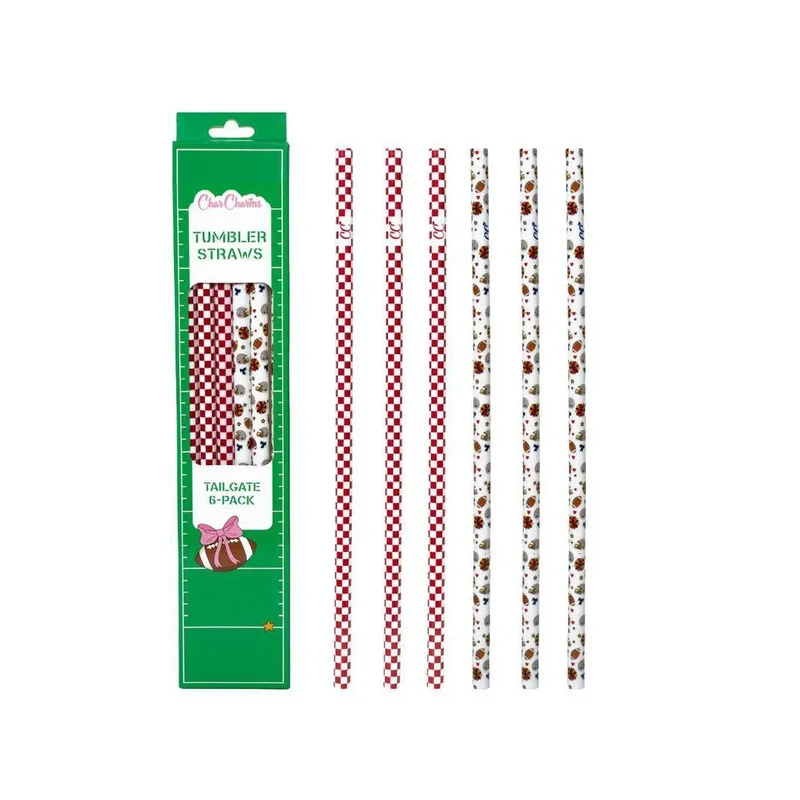 Replacement Tumbler Straws - 6 Pack Open Box