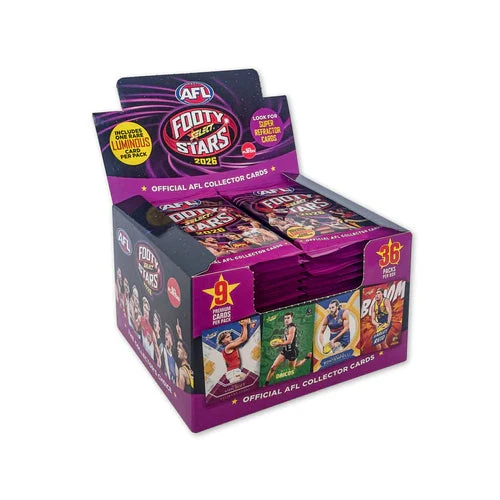 Select Cards AFL Football 2026 Select Footy Stars Trading Cards Booster Box Gameology