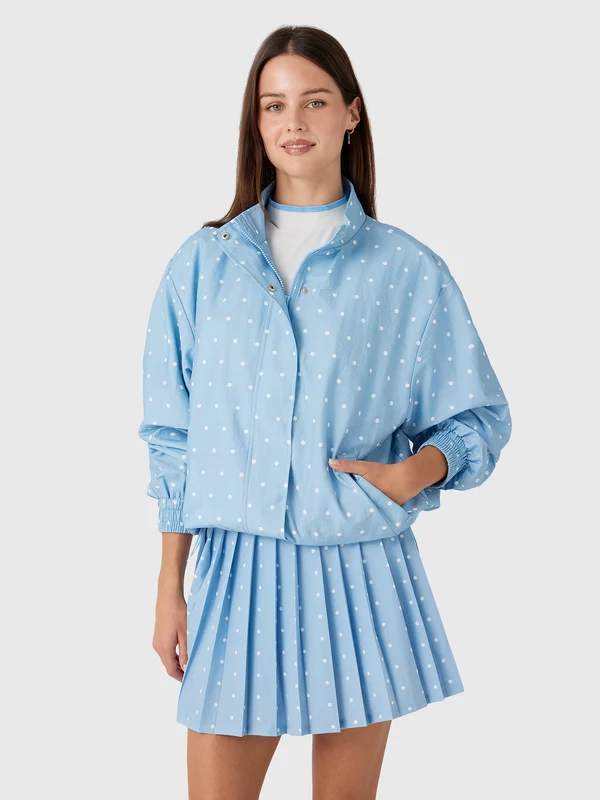 Byrdie Women's Juno Jacket M/L / BLUE BASE POLKA DOT