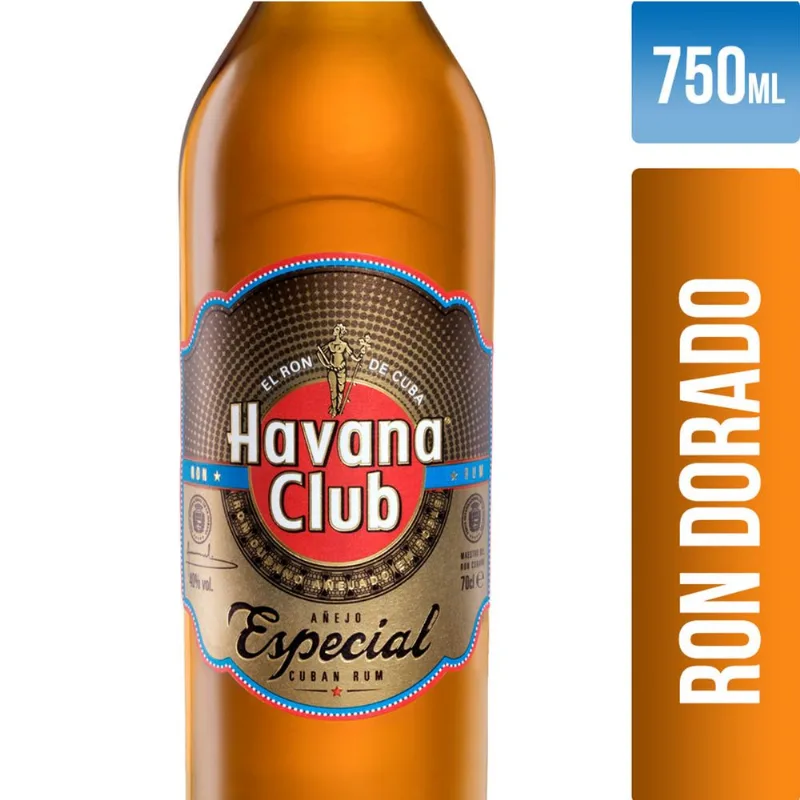 Ron Havana club añejo 750 cc.