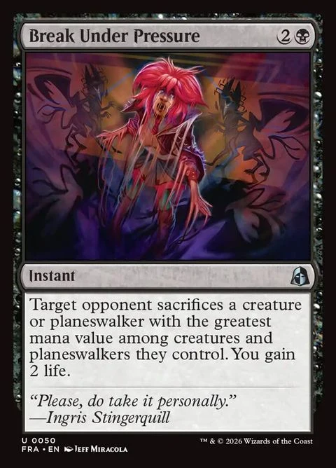 Break Under Pressure (50) Non-Foil / Near Mint