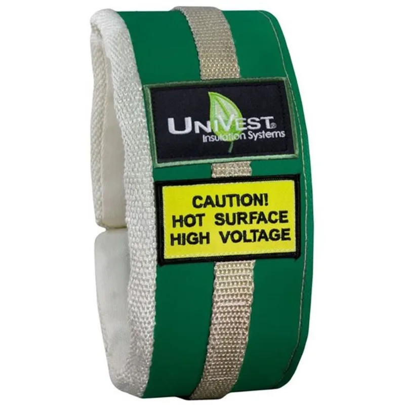 UniTherm International UniVest 13 x 3-in W Ceramic Fibreglass Pipe Insulation Jacket - 0 to 2-in dia