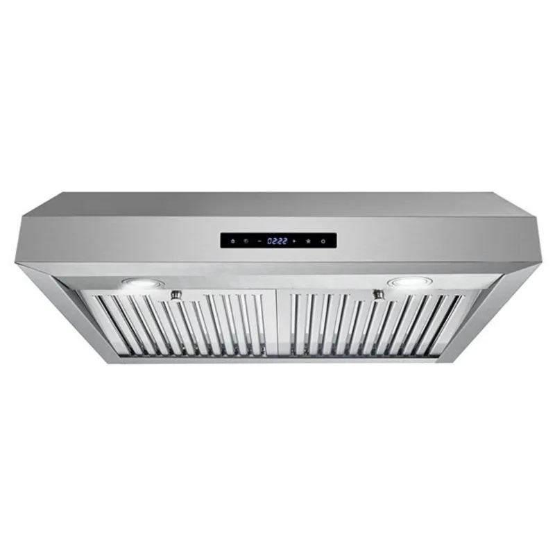 Cosmo 30-in 380 CFM Haven Collection Ducted Under Cabinet Range Hood w/ LED Lights, Touch Controls - Stainless Steel