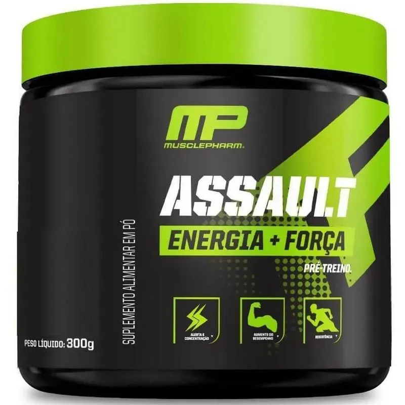 Pré Treino Assault Sport - (300g) - Muscle Pharm Morango