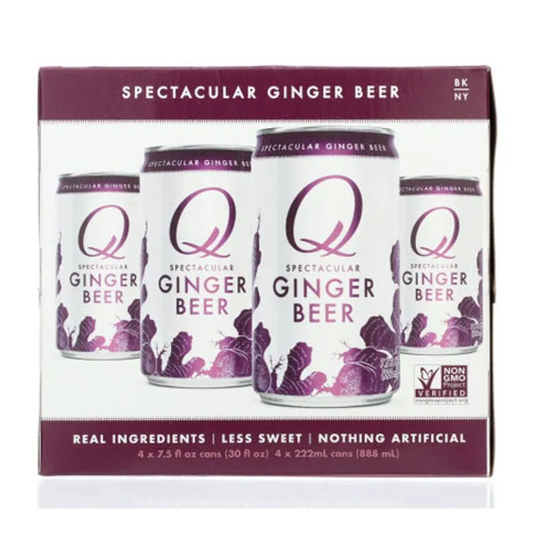 Bebida Q Mixers Ginger Beer 900 Ml (Caixa Com 6)