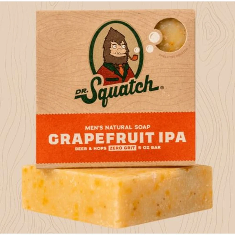 Dr. Squatch Men's Natural Bar Soap GRAPEFRUIT IPA / OS