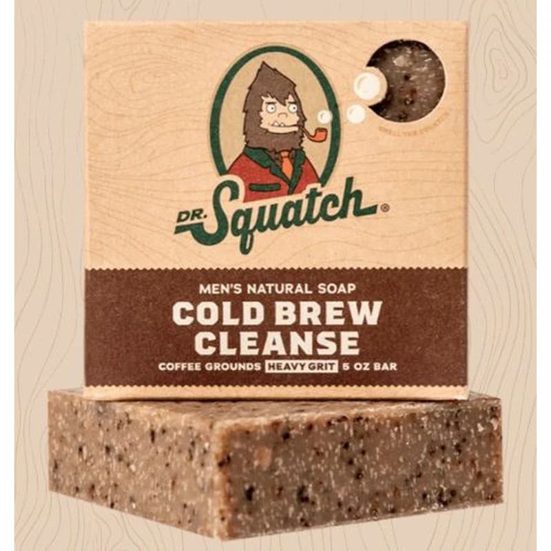 Dr. Squatch Men's Natural Bar Soap COLD BREW CLEANSE / OS