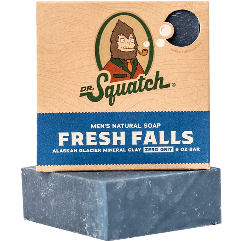 Dr. Squatch Men's Natural Bar Soap FRESH FALLS / OS