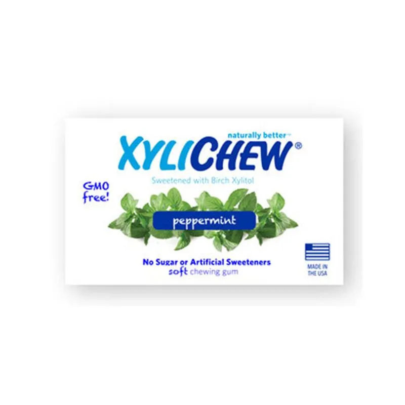 Xylichew Gum Jar Peppermint 60 Ct Da Xylichew