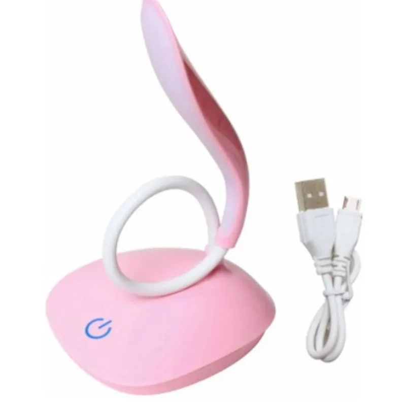 Luminária LED USB Flexível e Recarregável para Mesa Abajur