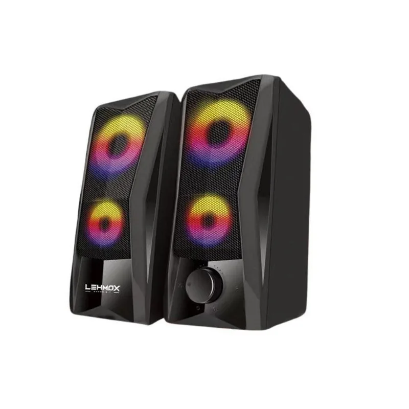 Caixa De Som Pc Game Lehmox Gt-S1 Rgb Hyper