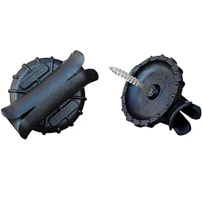 Speed Cinch Spinner karabina za pritrjevanje, črna, 2 kosa