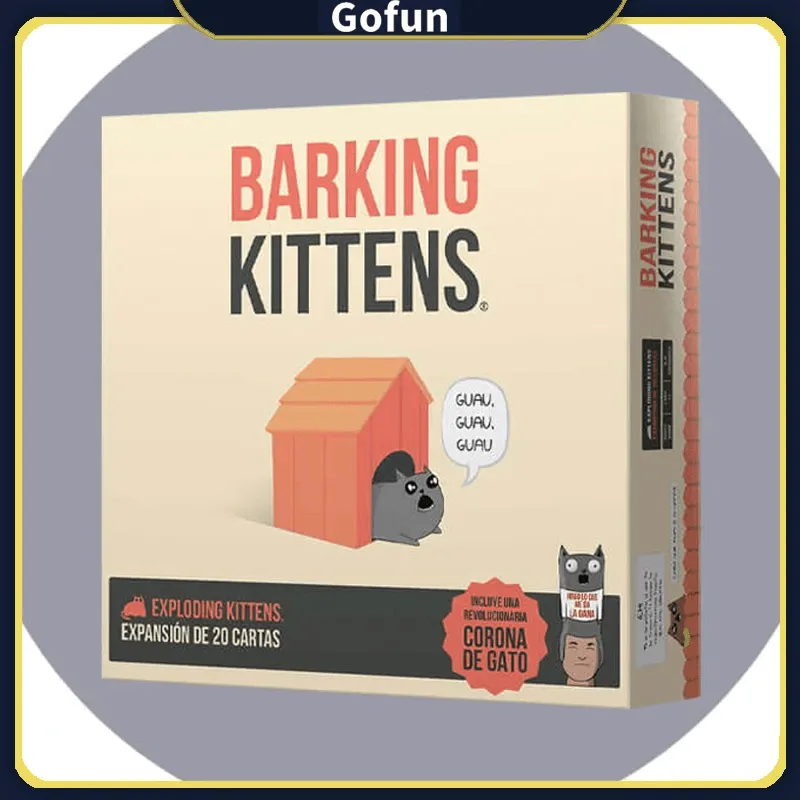 Jogo De Cartas Exploding Kittens Barking Kittens Expansion