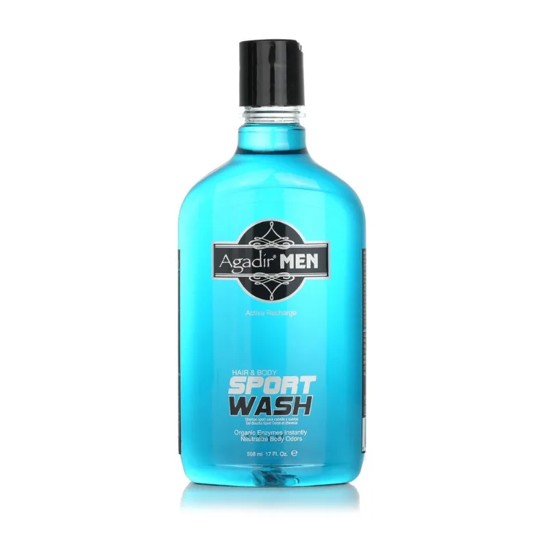 Sabonete Esportivo Para Cabelo E Corpo Agadir Men Active Recharge 508ml