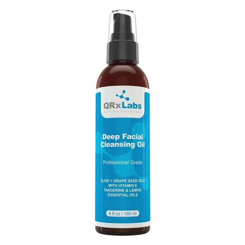 Óleo de Limpeza Facial QRxLabs - Deep Facial Cleansing Oil 180ml