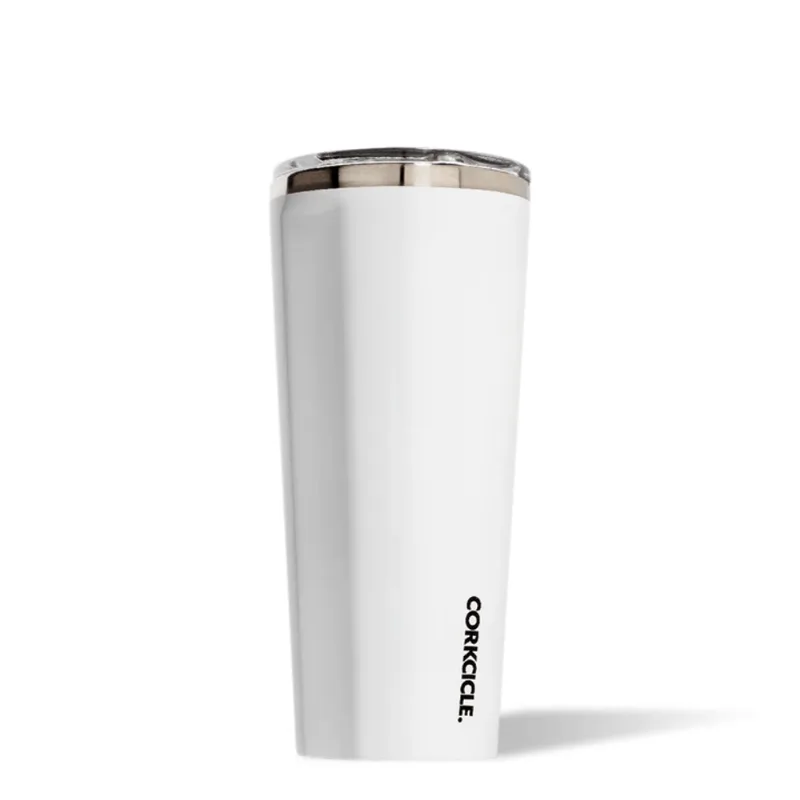 Vaso Corkcicle Tumbler 709Ml - Gloss White