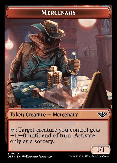 Mercenary // Food (10/4) Foil / Near Mint
