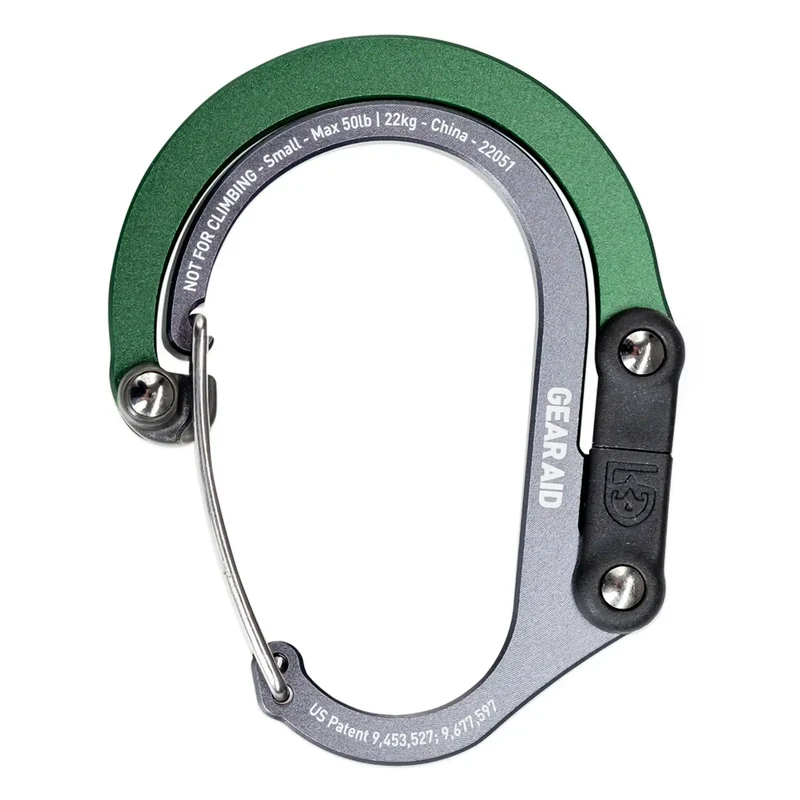 Carabiner Heroclip Dark Green / S
