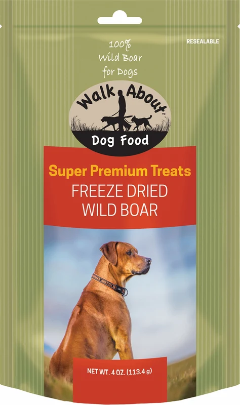 Walkabout Freeze Dried Dog Treats - Wild Boar Wild Boar / 4 oz.