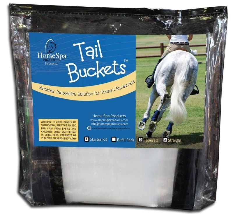 Horse Spa Tail Bucket Starter Kit Navy/Hunter Green