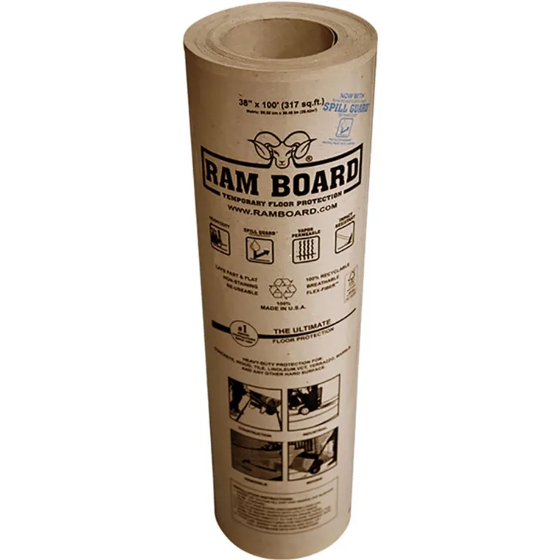 Heavy-Duty Temporary Floor Protection - 38-in x 100-ft