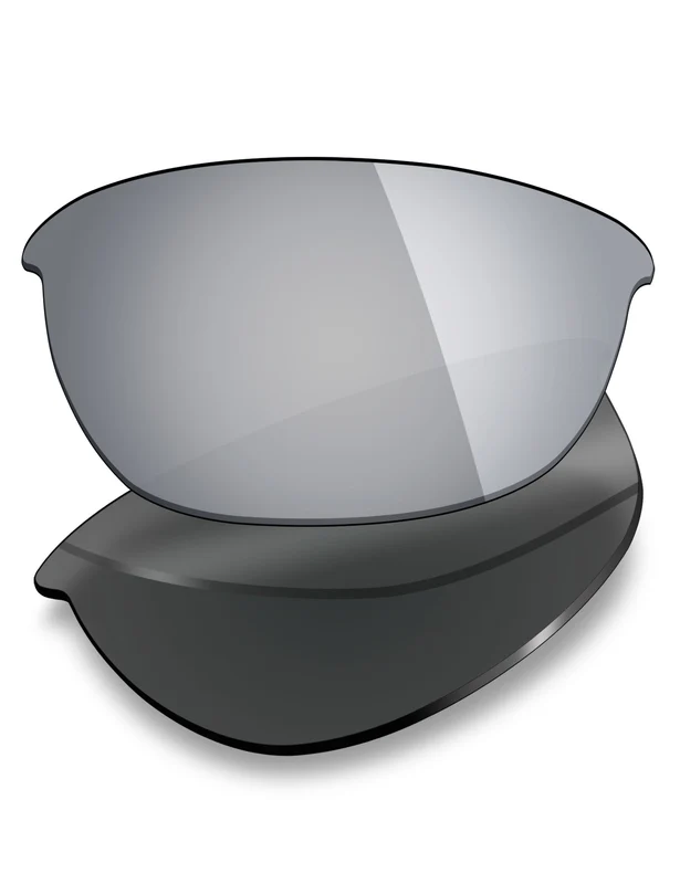 Oakley Half Jacket Special Replacement Lenses by MRY Silver Titanium Mirrored / Non-polarized