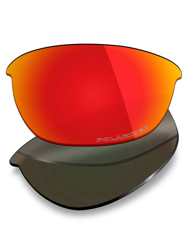 Oakley Half Jacket Special Replacement Lenses by MRY Fire Red Mirrored / HD Polarized Plus