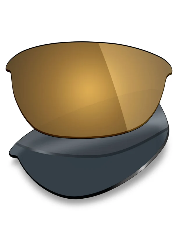 Oakley Half Jacket Special Replacement Lenses by MRY Bronze Gold Mirrored / HD Polarized